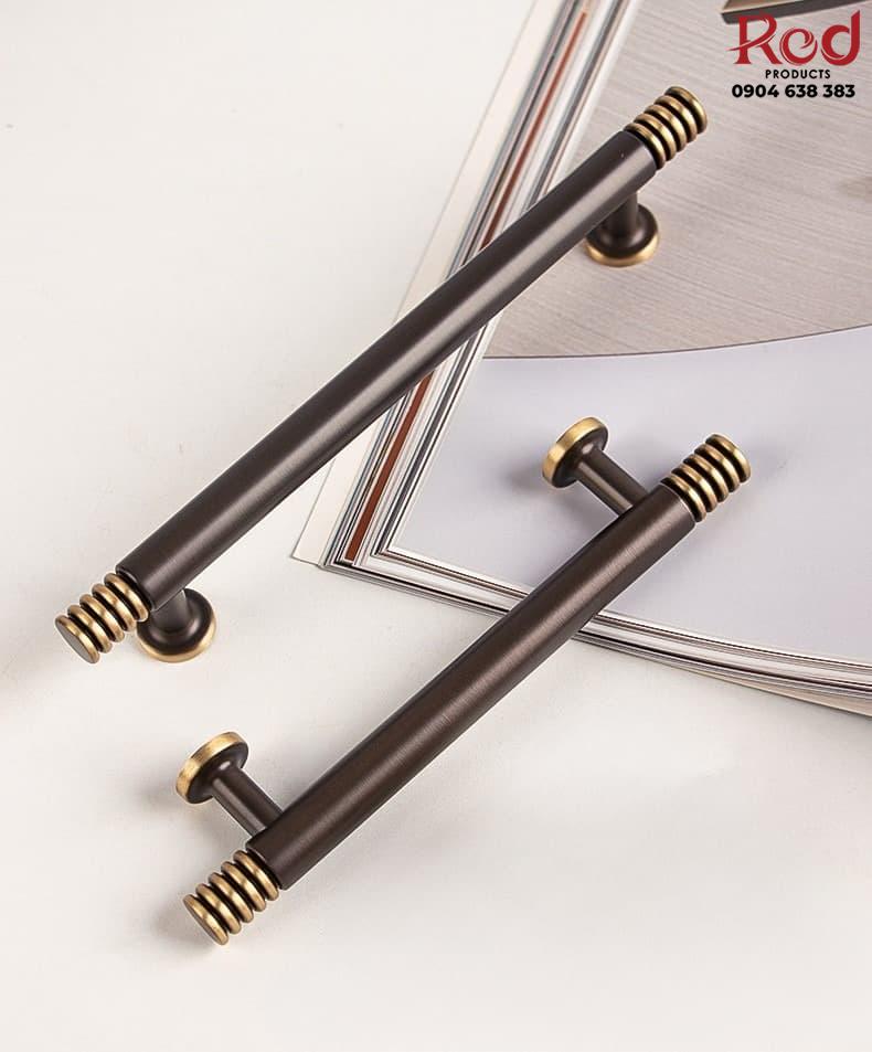 Tay nắm ngăn kéo kiểu Bắc Âu màu cà phê BR107-B 7