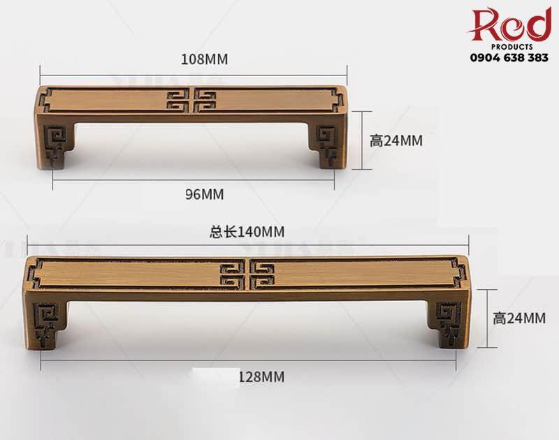 Tay nắm tủ hợp kim kẽm diềm kiểu cổ điển WY1885 15