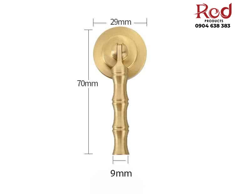 Tay nắm tủ quần áo sang trọng bằng đồng DC6184 9