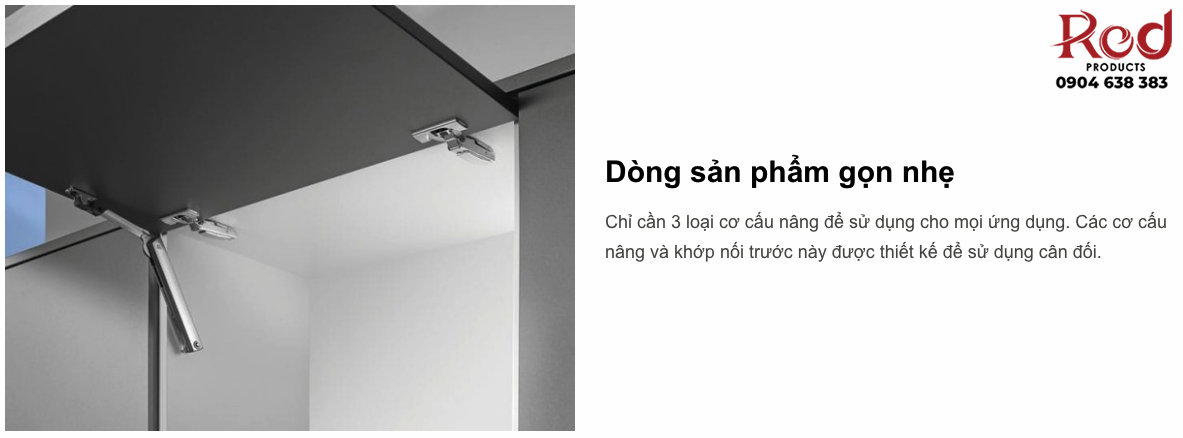 Tay nâng cánh tủ Blum AVENTOS HK-XS 372.95.737 2