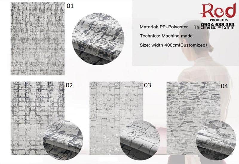 Thảm trải sàn họa tiết trừu tượng hiện đại FDC0371 6