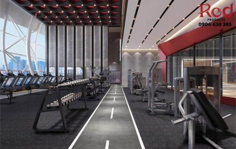 Thảm cao su phòng gym có đệm lót bền chắc JXSJ51B 18