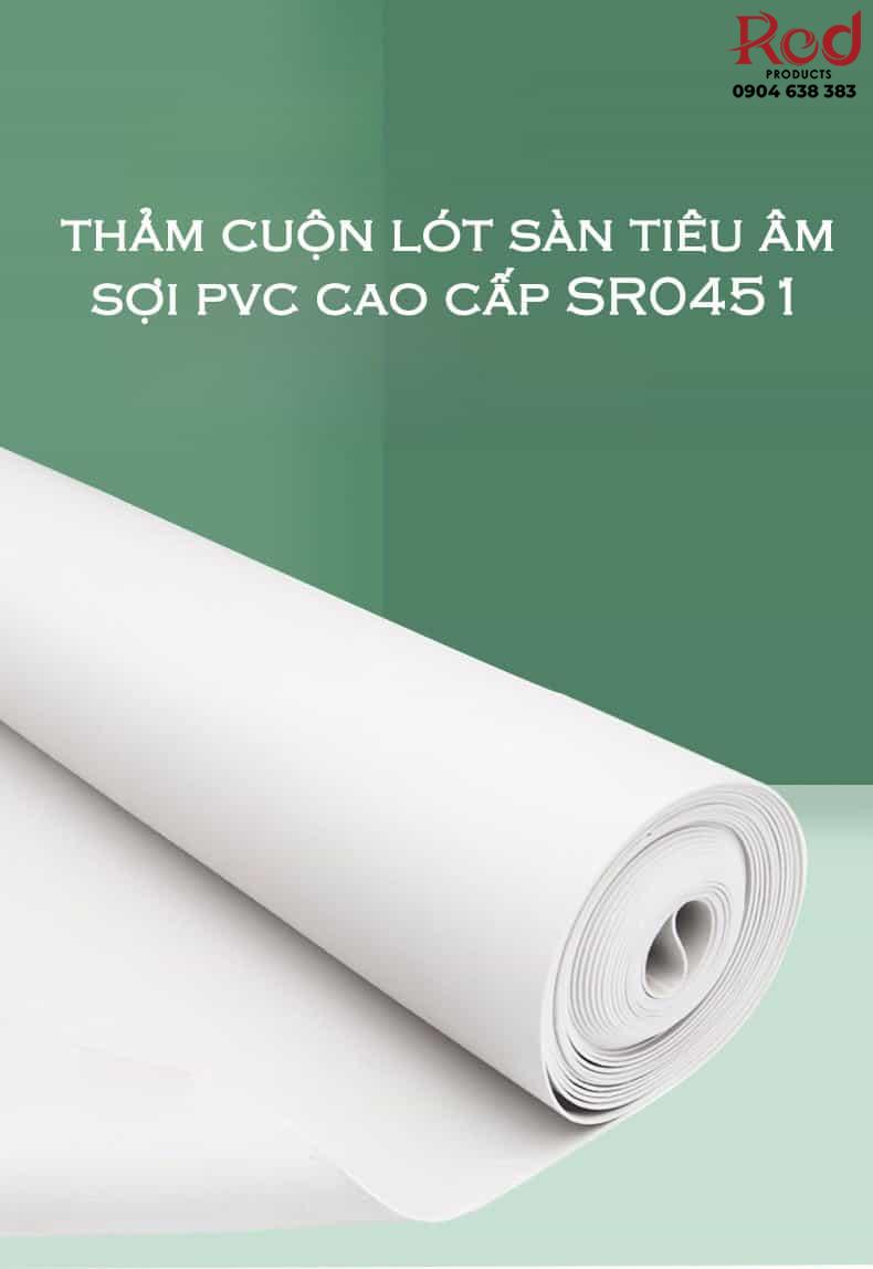 Thảm cuộn lót sàn tiêu âm sợi PVC cao cấp SR0451 8