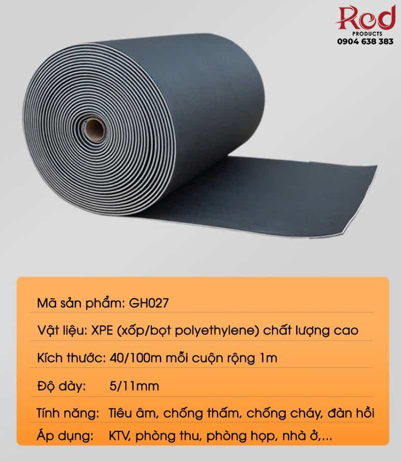 Thảm cuộn XPE tiêu âm chống sốc chất lượng GH027 18