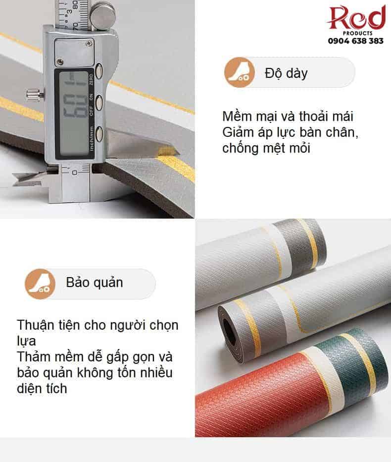 Thảm trải phòng bếp da PU chống thấm hiện đại TC7034 14