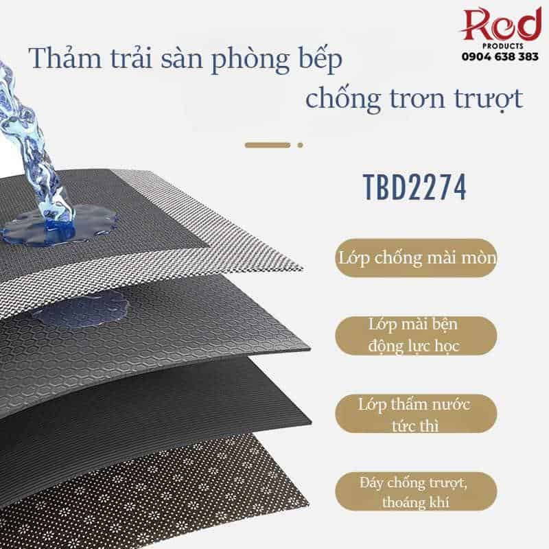 Thảm trải sàn phòng bếp chống trơn trượt TBD2274 11