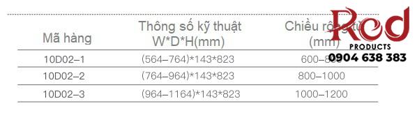 Giá treo quần áo nâng hạ tự động 10D002 11