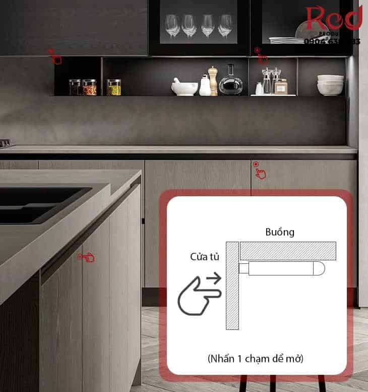 Tip ON nhấn mở cánh tủ tiện dụng CG156 10