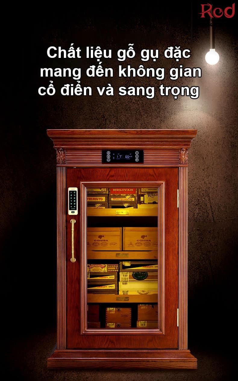 Tủ bảo quản cigar bằng gỗ cao cấp SW2815 10