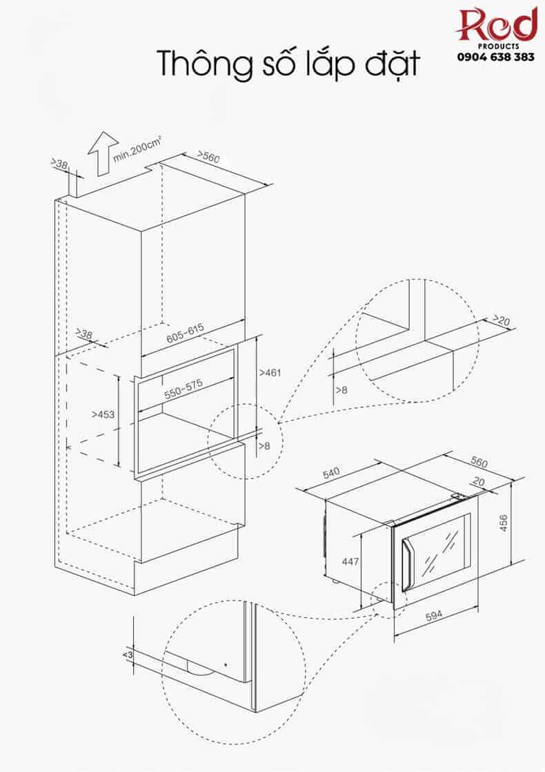 Tủ bảo quản rượu vang âm tủ Vinocave PRO-56AWJ 17