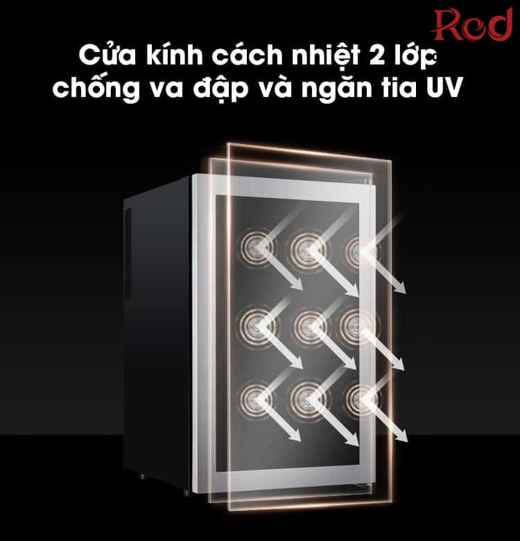 Tủ điện giữ ẩm cigar mini 33 lít FK90C 11