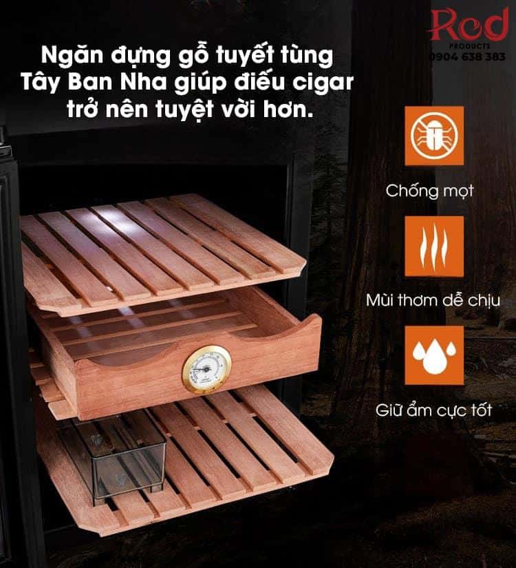 Tủ điện giữ ẩm cigar mini 33 lít FK90C 6