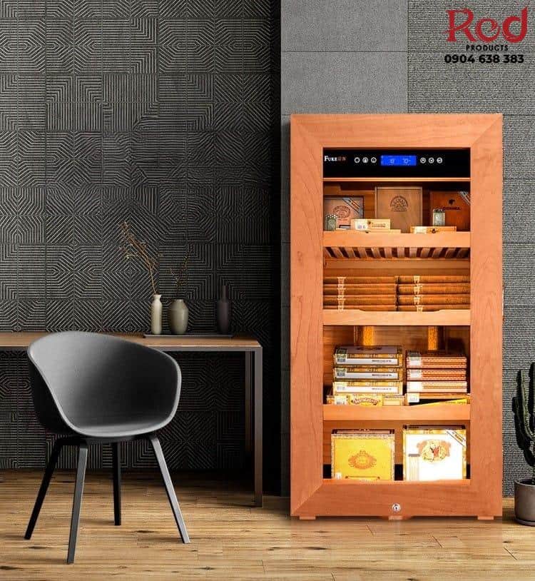 Tủ đựng cigar bằng gỗ tuyết tùng 250 lít FK80C 6