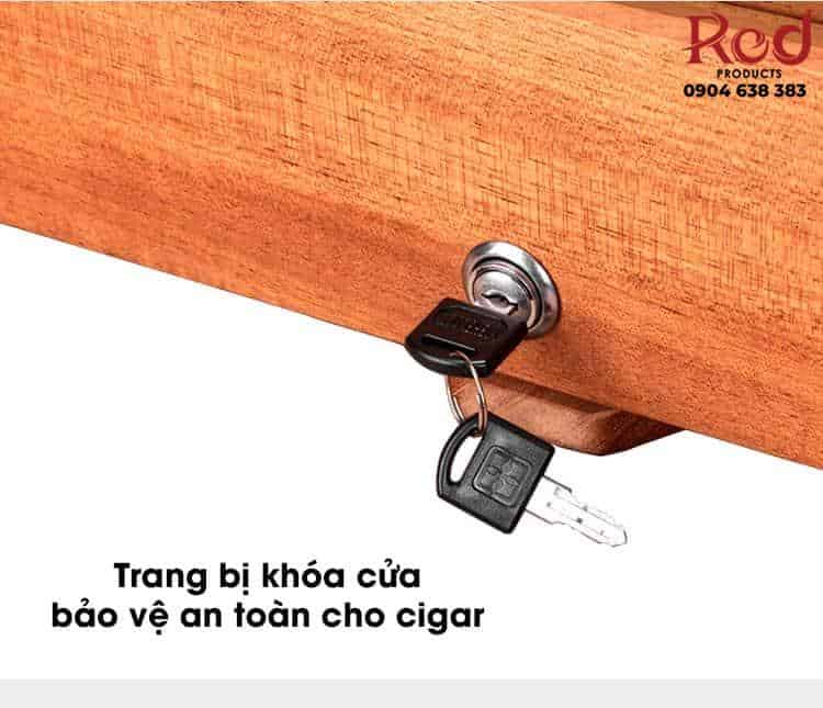 Tủ đựng cigar bằng gỗ tuyết tùng 250 lít FK80C 10