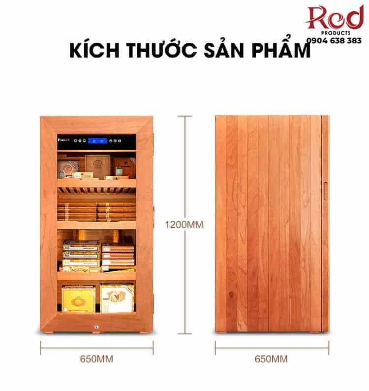 Tủ đựng cigar bằng gỗ tuyết tùng 250 lít FK80C 14