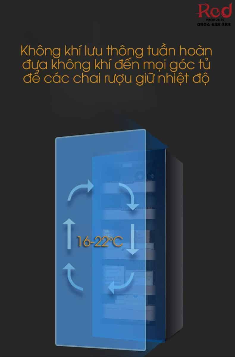 Tủ giữ ẩm cigar cao cấp Vinocave JC-200AH 14