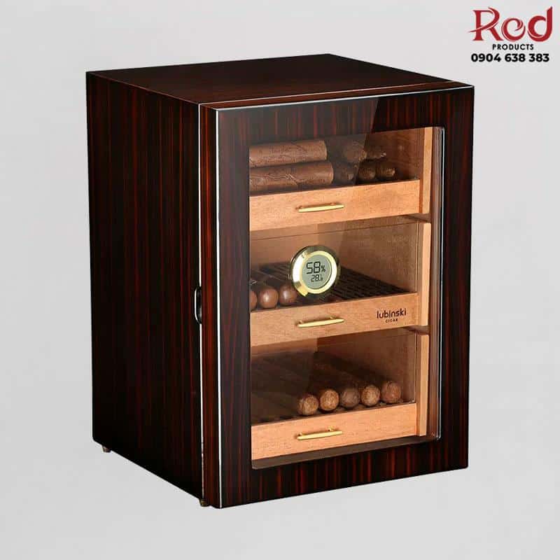 Tủ cigar Lubinski gỗ tuyết tùng 100 điếu HC137 9