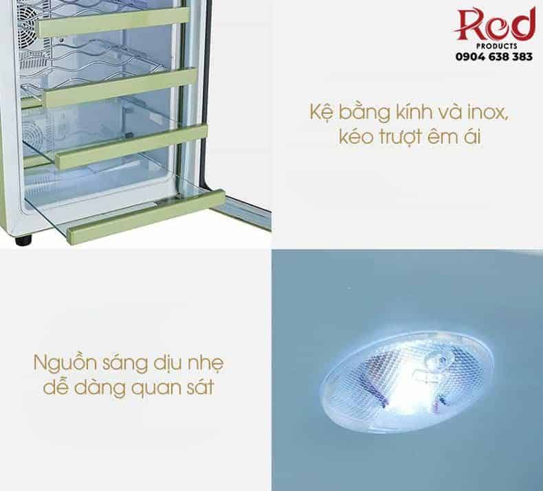 Tủ rượu vang mini 18 lít Vinocave BC-18A 14