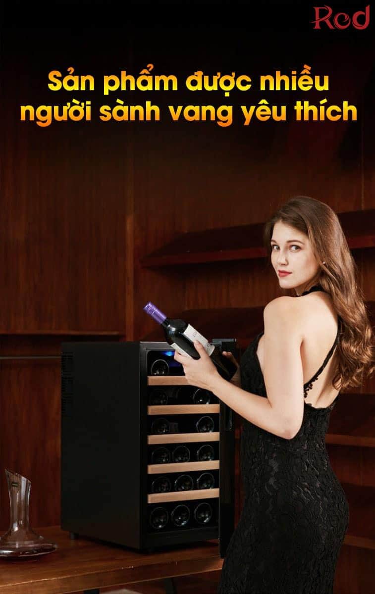 Tủ rượu vang mini Vinocave 18 chai SC-18AJP 10