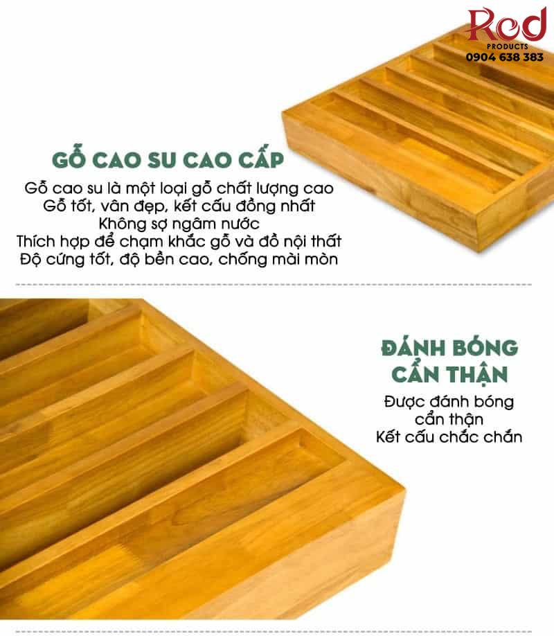 Vách gỗ cao su tán âm hiện đại đa năng TGDN1 6