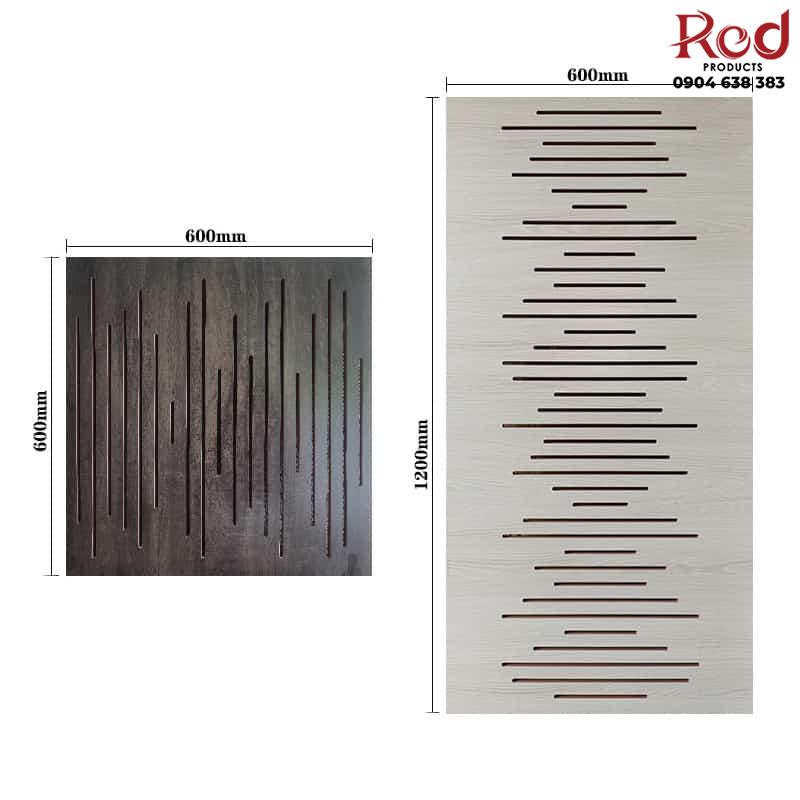 Vách gỗ HDF tán âm trang trí 120x60cm GH031 28