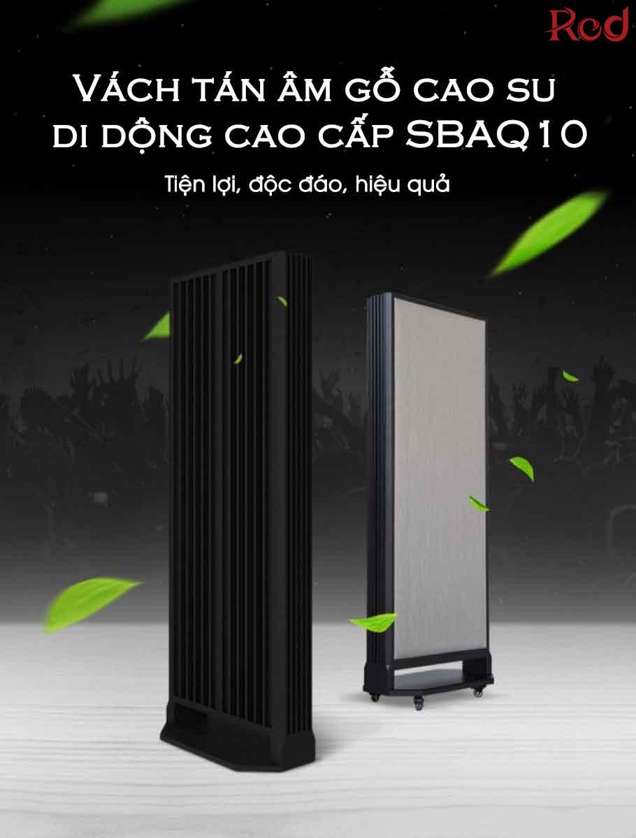 Vách tán âm gỗ cao su di dộng cao cấp SBAQ10 10