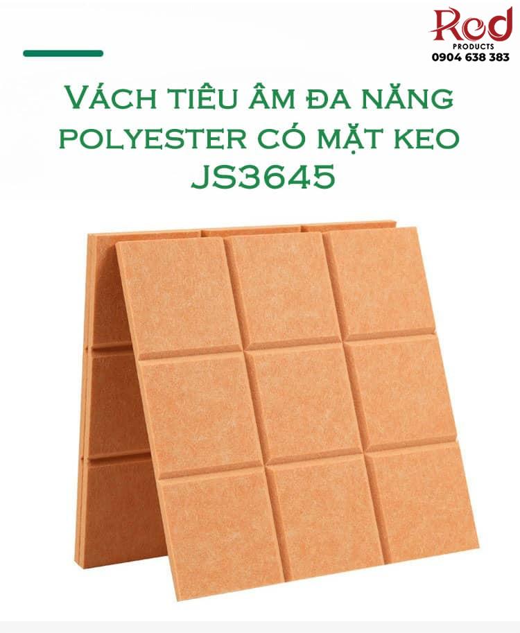 Vách tiêu âm đa năng polyester có mặt keo thường JS3645 13