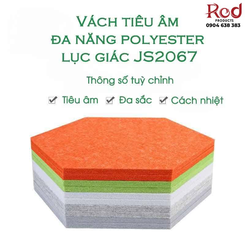 Vách tiêu âm đa năng polyester lục giác thường JS2067A 13