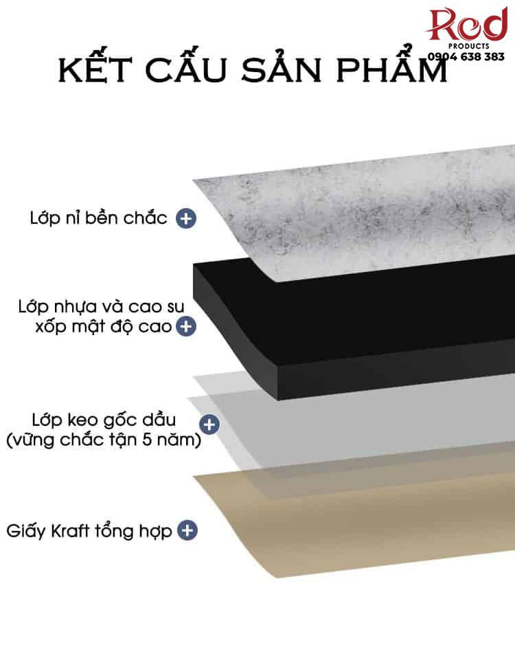 Vách tiêu âm dán cửa bằng cao su chống cháy CH2731 20