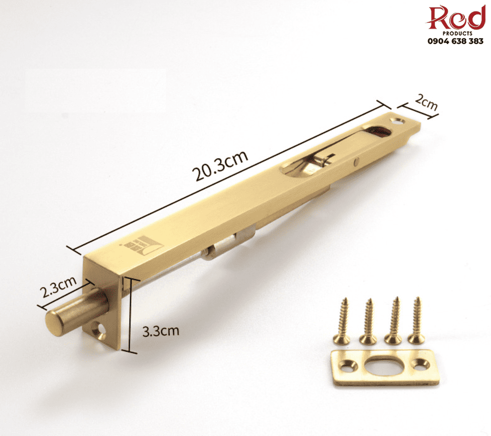 Chốt an toàn bằng đồng cho cửa gỗ DFL121A 3