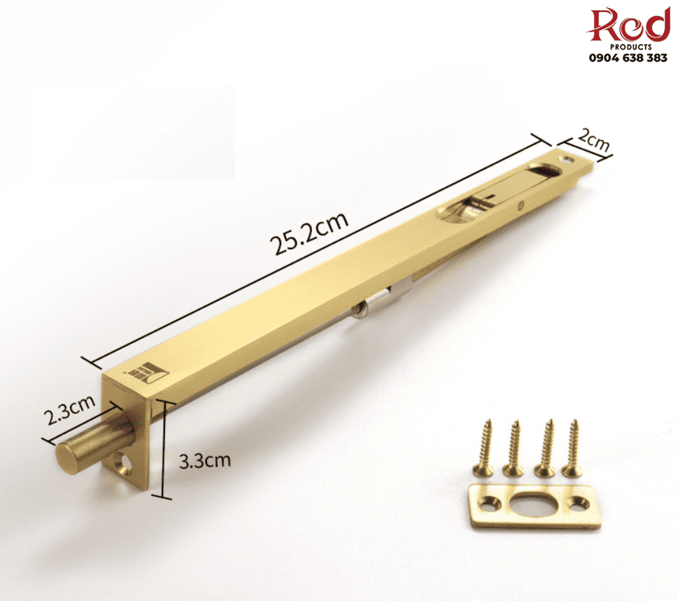 Chốt an toàn bằng đồng cho cửa gỗ DFL121A 4