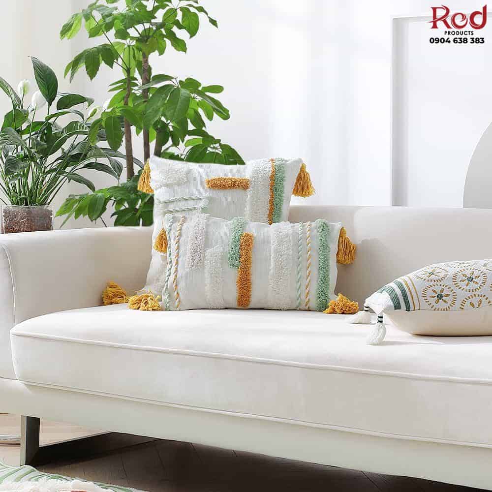 Vỏ gối tựa lưng cao cấp trang trí sofa PCH0991 5