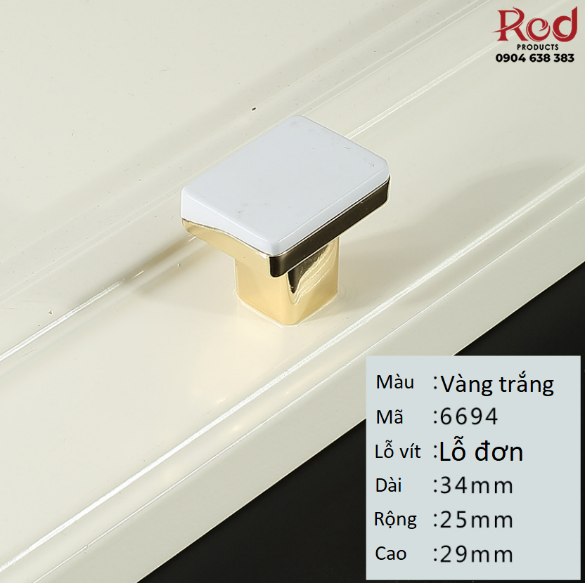 Tay nắm tủ áo hiện đại hai màu trắng vàng WXH9964 7