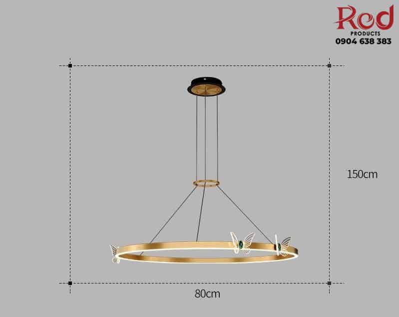 Đèn thả trần vòng tròn bươm bướm XL2749 16