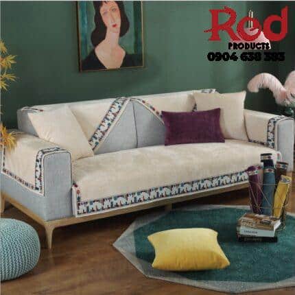 Vỏ bọc ghế sofa vải cotton cao cấp HEP03.110