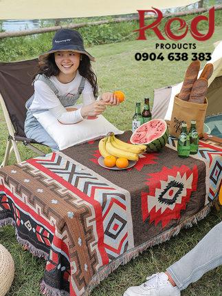 Khăn trải bàn picnic dã ngoại phong cách Boho YY1502Y 9