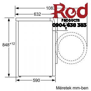 MÁY GIẶT HOME CONNECT/i DOS 8KG BOSCH HMH.WAT286H8SG 2