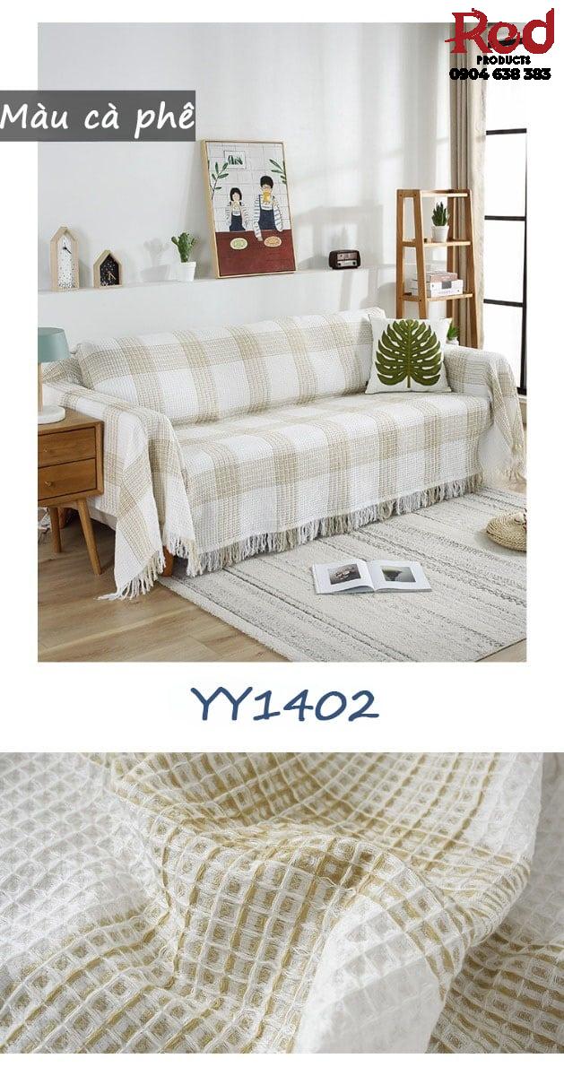 Tấm phủ ghế sofa hoạ tiết Waffle YY1402A 26