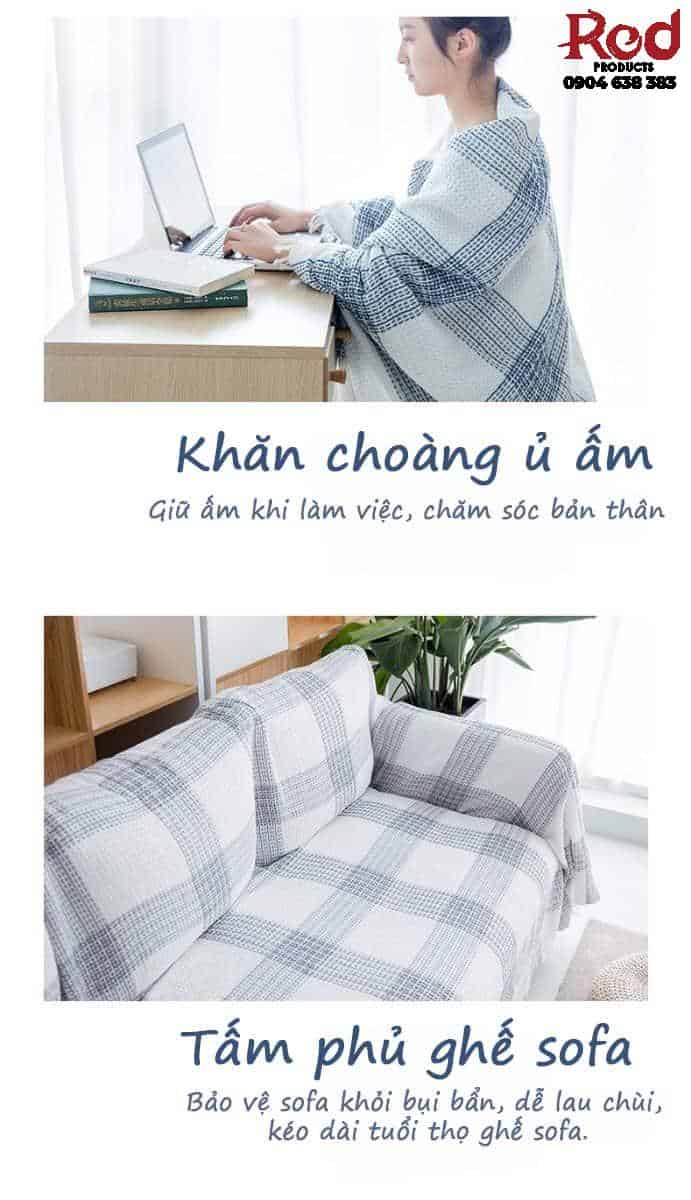 Tấm phủ ghế sofa hoạ tiết Waffle YY1402A 18