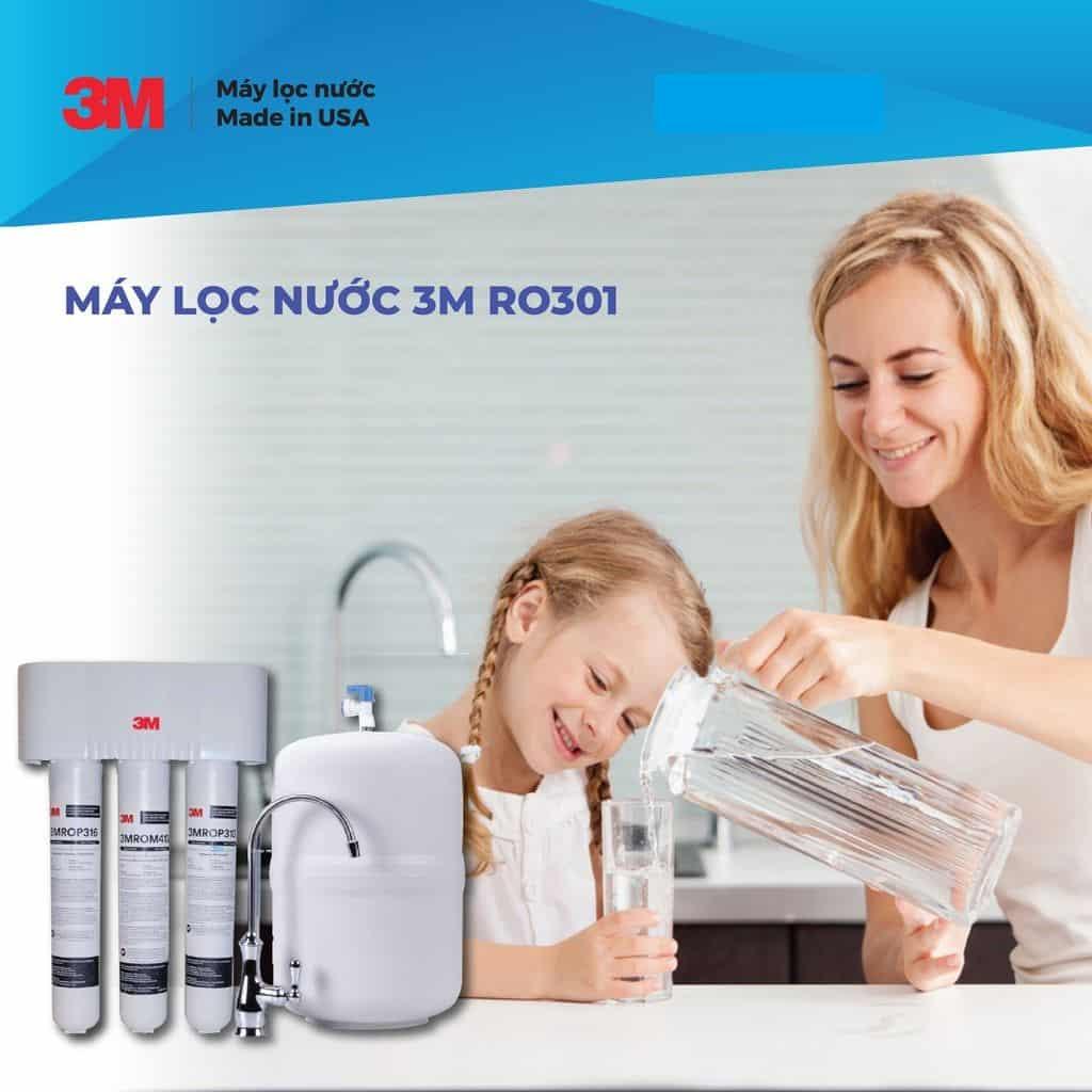 Máy lọc nước lắp dưới bồn rửa 3M RO301 2 Máy lọc nước lắp dưới bồn rửa 3M RO301 5