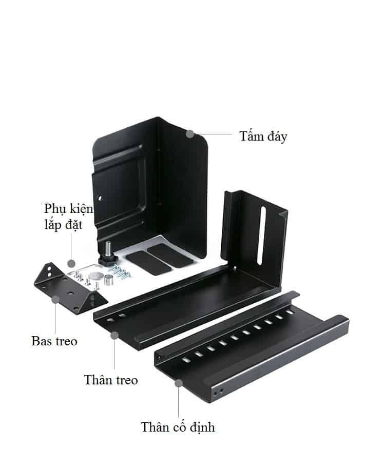 Giá đỡ CPU gắn bàn làm việc cao cấp PM-GD09