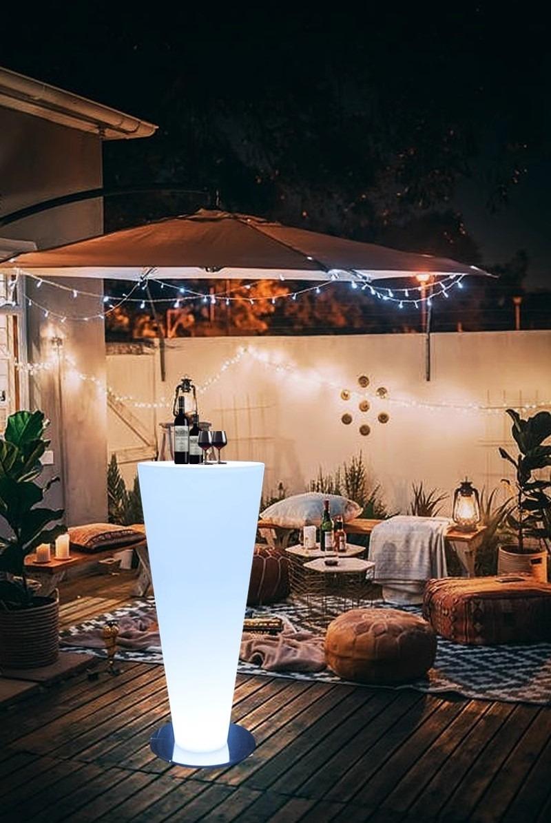 Bàn cocktail quầy bar phát sáng ngoài trời BF5011 11