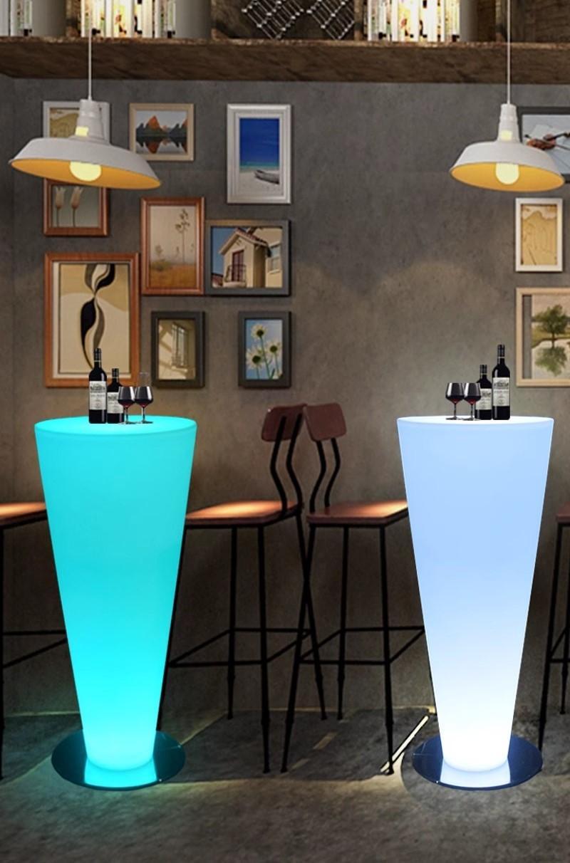 Bàn cocktail quầy bar phát sáng ngoài trời BF5011 13