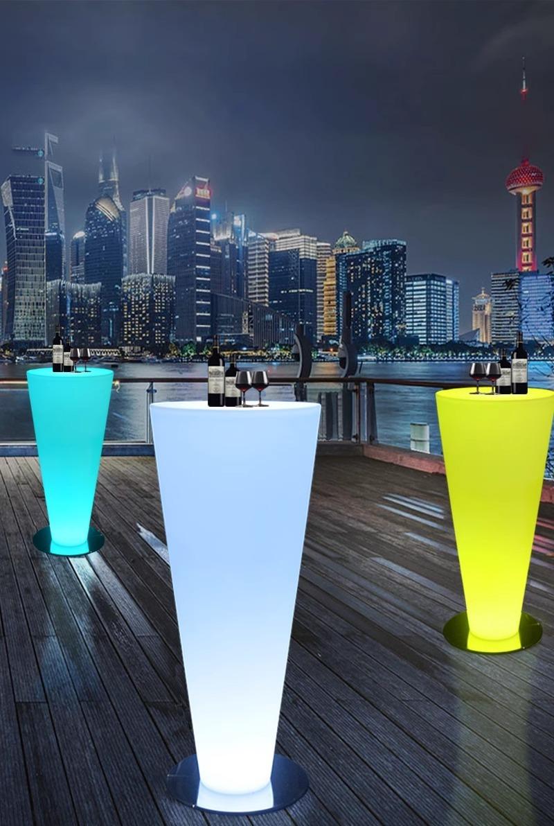 Bàn cocktail quầy bar phát sáng ngoài trời BF5011 8