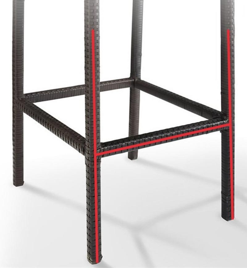 Bàn ghế bar giả mây ban công ngoài trời BYT001 8 Bàn ghế bar giả mây ban công ngoài trời BYT001 11