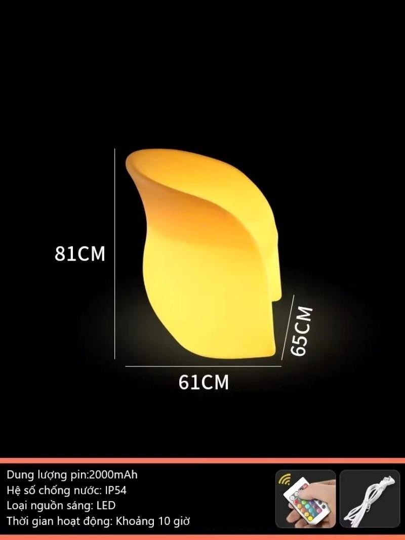 Bộ bàn ghế bar đèn led hoa Tulip hiện đại XC1466 12 Bộ bàn ghế bar đèn led hoa Tulip hiện đại XC1466 15