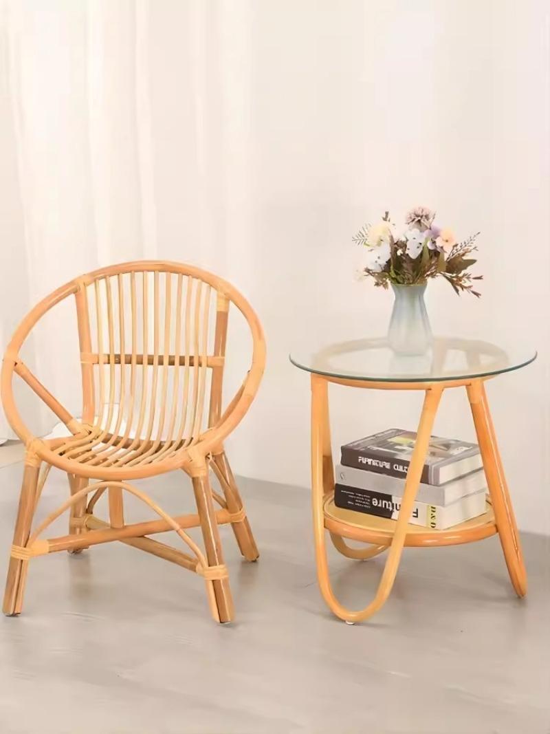 Bộ bàn ghế mây uống trà thư giãn NH0302 9 Bộ bàn ghế mây uống trà thư giãn NH0302 12