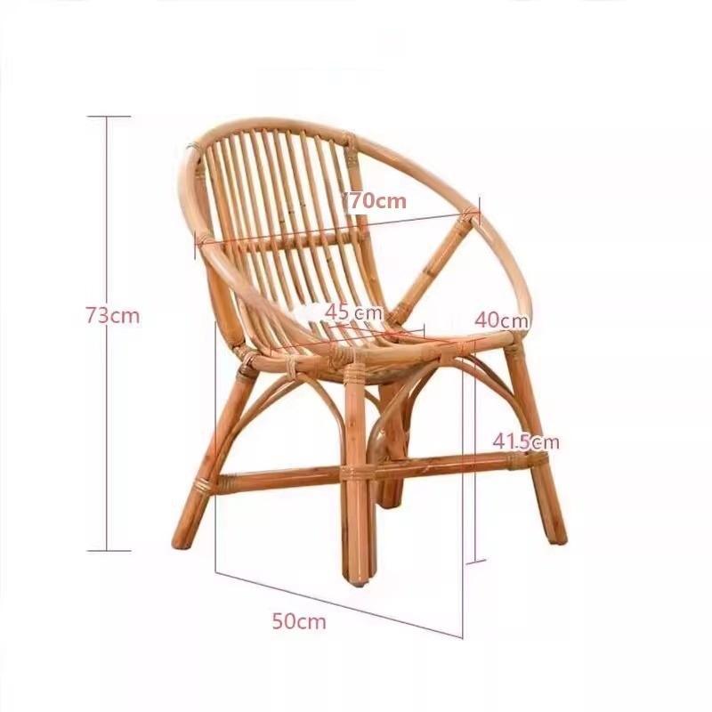 Bộ bàn ghế mây uống trà thư giãn NH0302 12 Bộ bàn ghế mây uống trà thư giãn NH0302 15