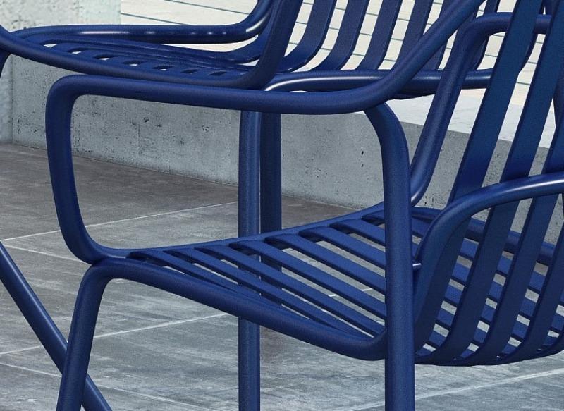 Bộ bàn ghế sân vườn quán trà sữa tối giản CQ0336 12