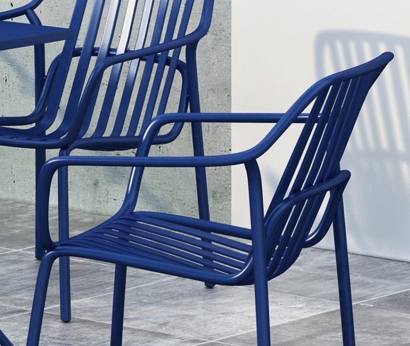 Bộ bàn ghế sân vườn quán trà sữa tối giản CQ0336 13